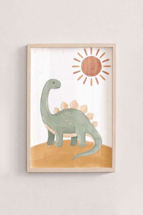 Premium Poster, Sunny Dino Friend