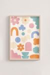 Premium Poster, Playful Pastel Shapes