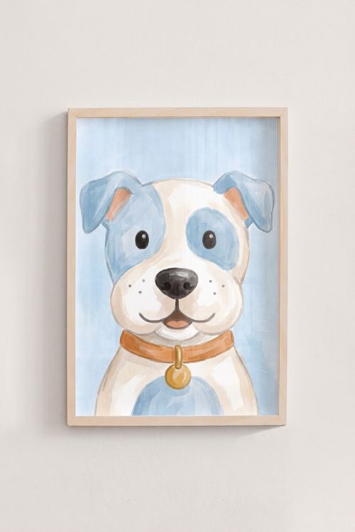 Premium Poster, Sweet Blue Pup