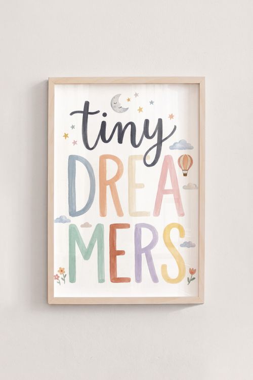 Premium Poster, Tiny Dreamers Whimsical Art