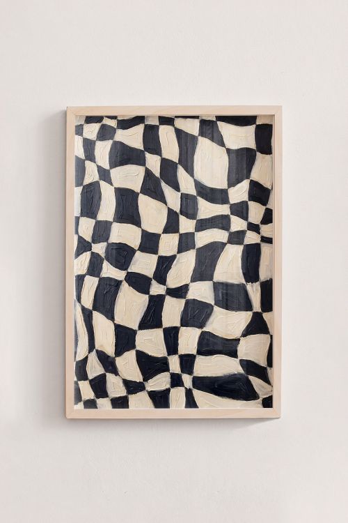 Premium Poster, Wavy Checkered Dream