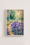 Premium Poster, Iris Garden Path
