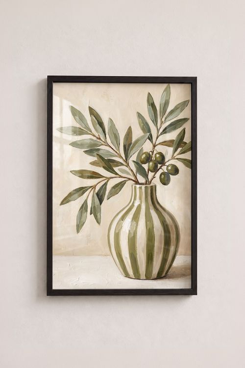 Premium Poster, Mediterranean Olive Still Life