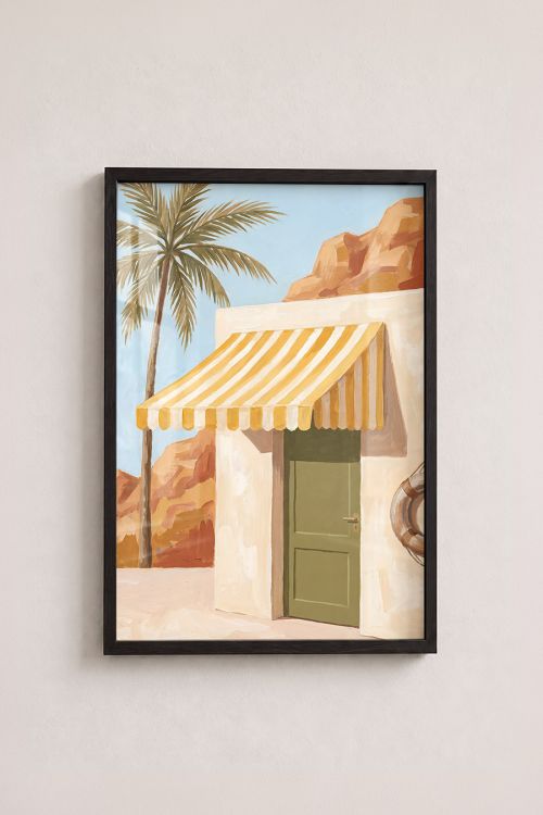 Premium Poster, Desert Oasis Hideaway