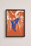 Premium Poster, Connected Blue Hands