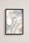 Premium Poster, Whispering Lines Abstract