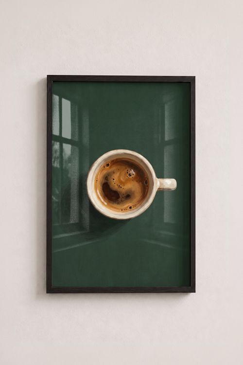 Premium Poster, Emerald Espresso