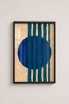 Premium Poster, Indigo Grid
