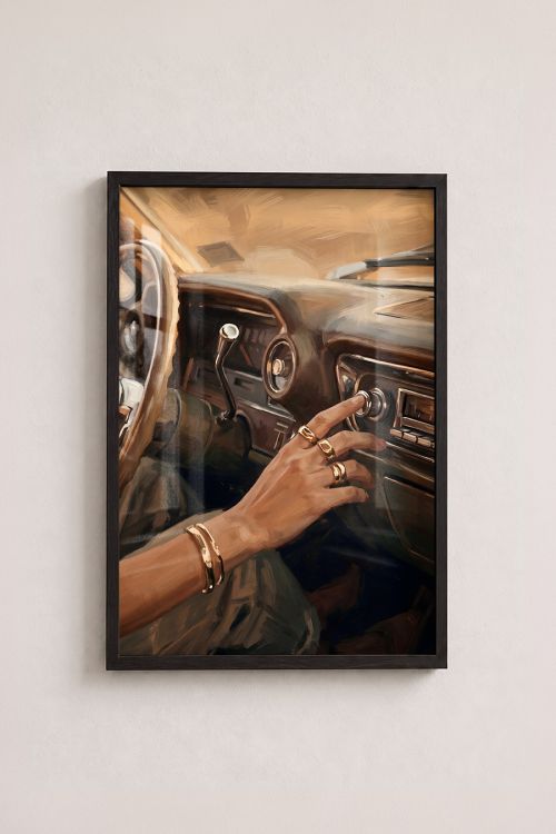Premium Poster, Golden Hour Drive