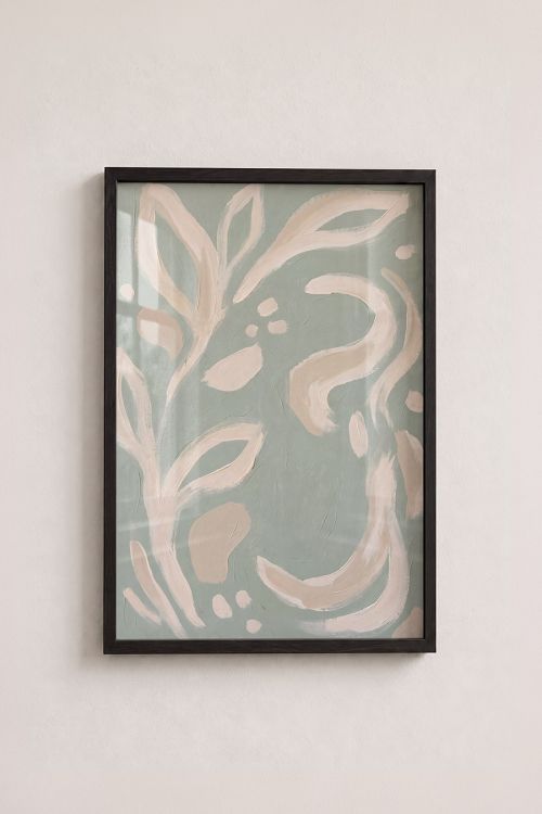 Premium Poster, Sage Bloom Abstract