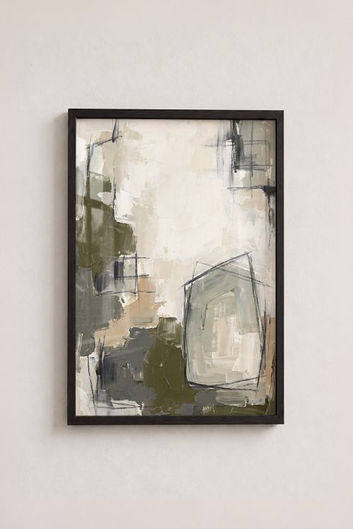 Premium Poster, Earthy Tones Abstract