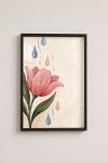 Premium Poster, Rainy Day Bloom