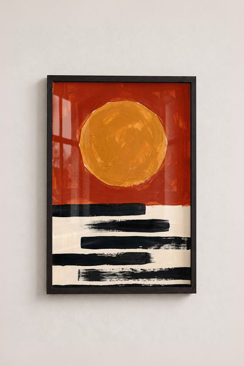 Premium Poster, Desert Sun Horizon