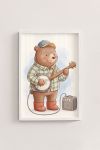 Premium Poster, Banjo Bear Blues
