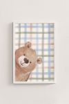 Premium Poster, Plaid Peek-a-Boo Bear