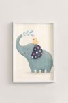 Premium Poster, Elephant Bath Time