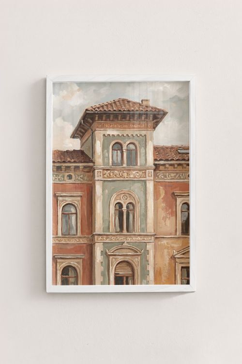 Premium Poster, Tuscan Villa Charm