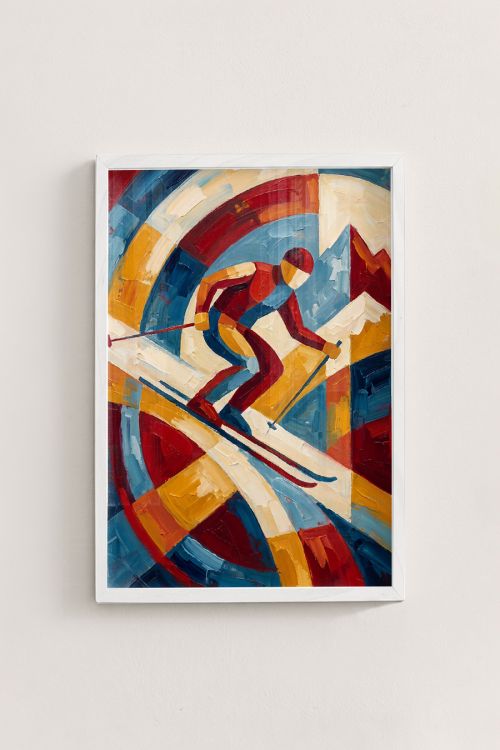 Premium Poster, Alpine Rush Abstract