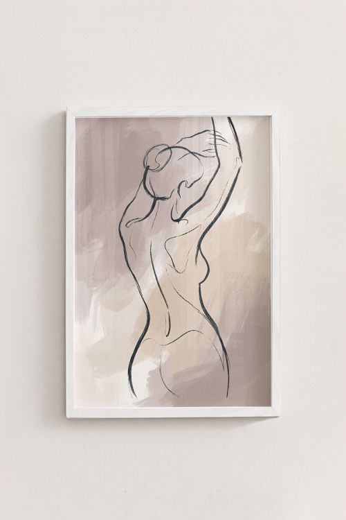 Premium Poster, Graceful Silhouette Study