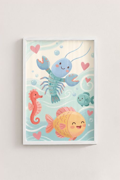 Premium Poster, Ocean Friends Forever