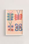 Premium Poster, Playful Butterfly Garden