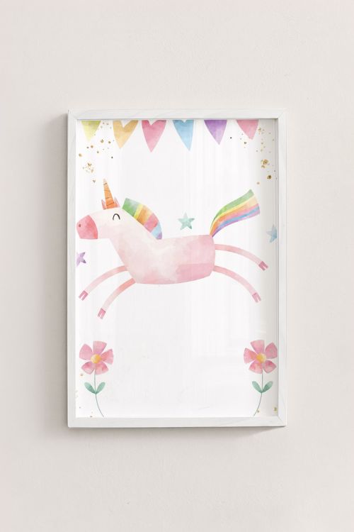 Premium Poster, Whimsical Unicorn Dream