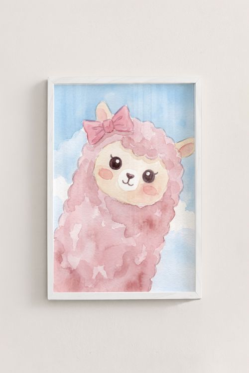Premium Poster, Sweet Llama Dream