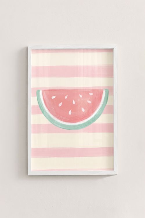 Premium Poster, Sweet Melon Stripes