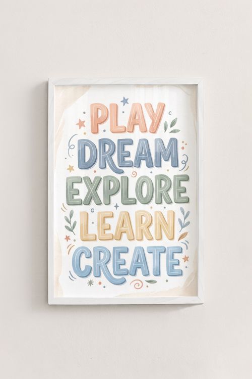 Premium Poster, Playful Growth Journey