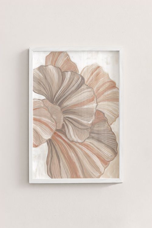 Premium Poster, Earthy Petal Layers
