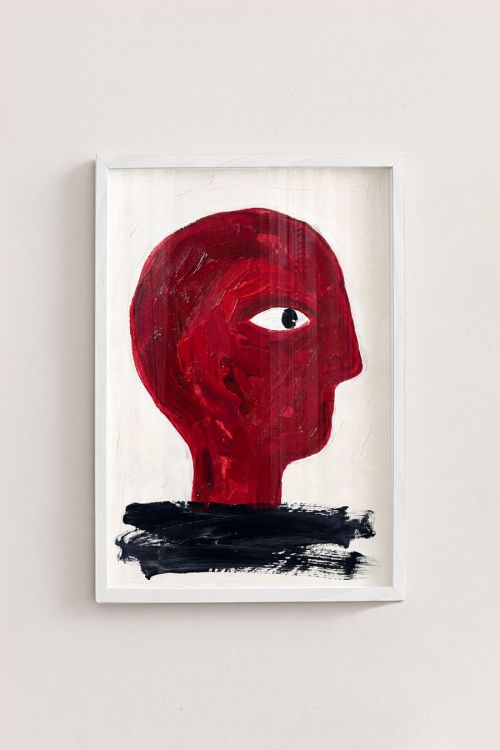 Premium Poster, Crimson Gaze