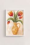 Premium Poster, Vibrant Spring Tulips