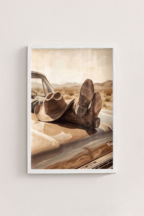 Premium Poster, Desert Road Trip
