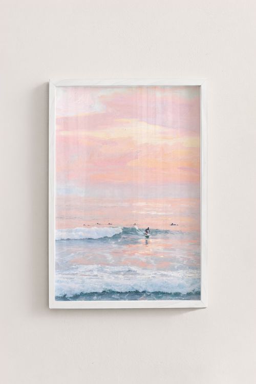 Premium Poster, Pastel Wave Riders