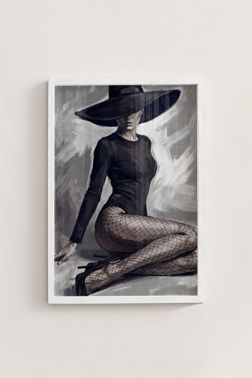 Premium Poster, Shadowed Elegance