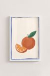 Premium Poster, Citrus Blue Frame