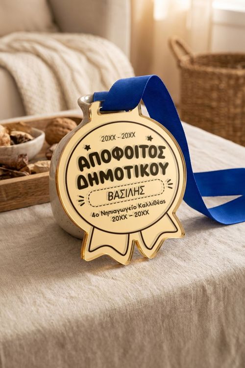 Σχολικό Αναμνηστικό Αποφοίτησης – Μετάλλιο για Δημοτικό