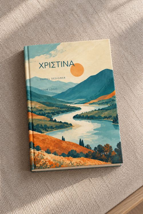 Ατζέντα - Ημερολόγιο με Όνομα & Σχέδιο Travel Designer