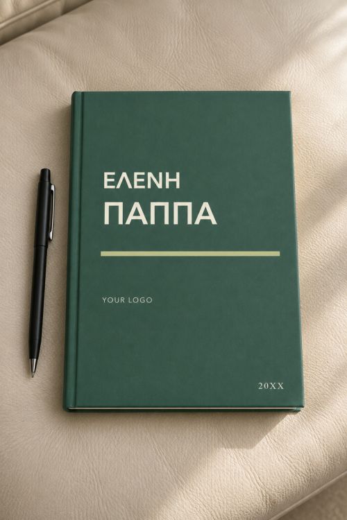 Εταιρική Ατζέντα - Ημερολόγιο με Όνομα, Λογότυπο & Έτος