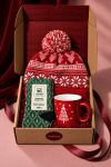 Gift Box Χριστουγεννιάτικο για Πελάτες με Κάλτσες, Κούπα & Σκουφάκι
