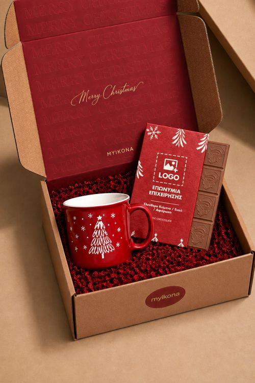 Gift Box για Eργαζομένους, Σετ με Σοκολάτα & Κούπα