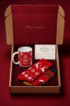 Gift Box για Συνεργάτες με Κούπα, 2 Ζευγάρια Κάλτσες & Ευχετήρια Κάρτα