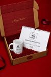 Gift Box Χριστουγεννιάτικο για Πελάτες: Κούπα & Ημερολόγιο